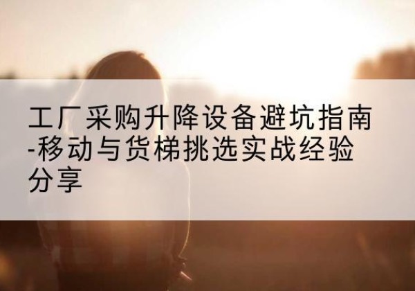 文山移动式升降机怎么选-工厂采购升降设备避坑指南-移动与货梯挑选实战经验分享
